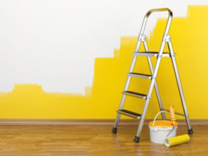 painting wall yellow
